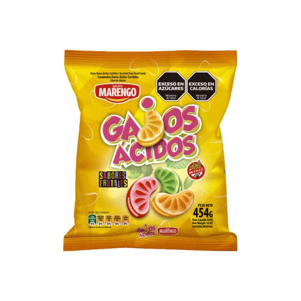 Caramelos Marengo Gajitos Ácidos por 454 grs.