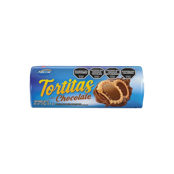 Galletas Arcor Tortitas Chocolate por 125 grs.