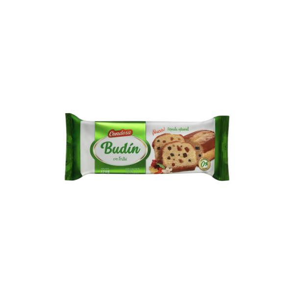 Budín Condesa Vainilla con Frutas por 170 grs.
