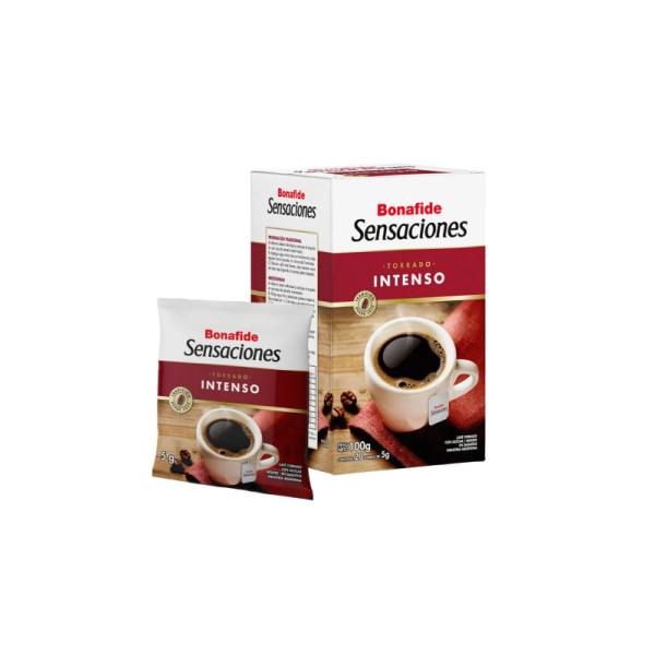 Café Bonafide Sensaciones Intenso en Saquitos por 20 unid.