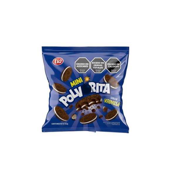 Galletas Mini Polvoritas de Chocolate Vainilla por 152 grs.