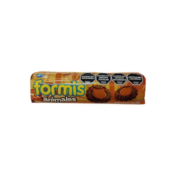 Galletas Formis Animal Chocolate Dulce de Leche por 102 grs.
