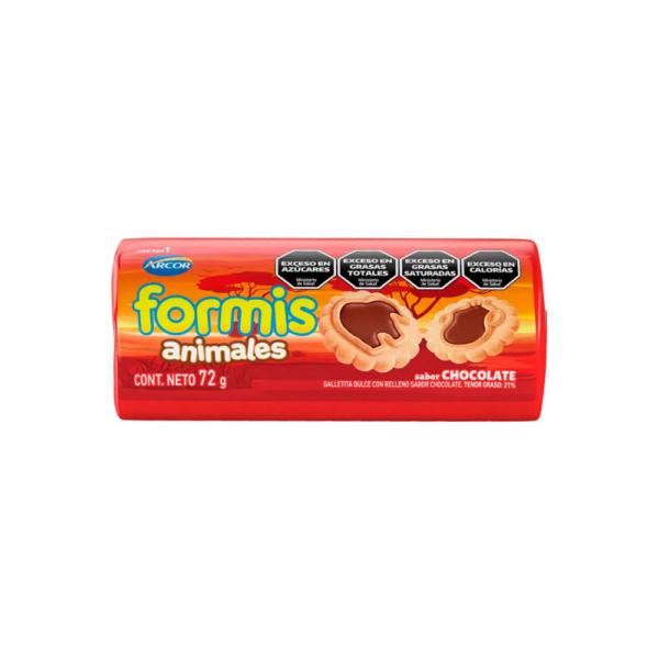 Galletas Formis Animal Vainilla Chocolate por 72 grs.