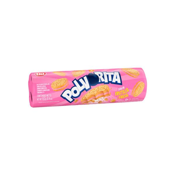 Galletas Polvoritas de Frutilla/Fresa por 152 grs.