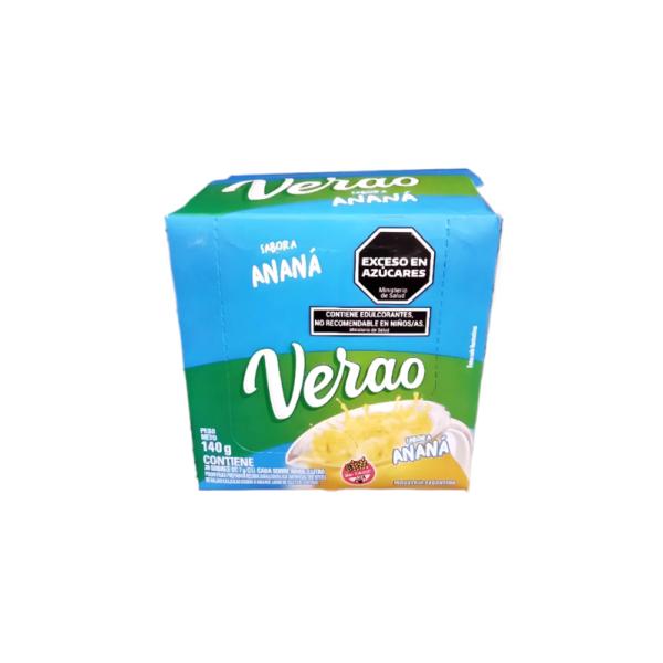 Jugos Verao Ananá por 20 unid. por 7 grs.