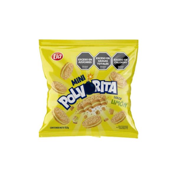 Galletas MiniPolvorita Vainilla Limón por 152 grs.