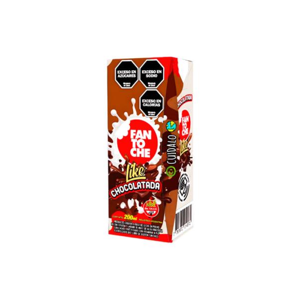Leche Chocolatada Fantoche Like por 200 ml.