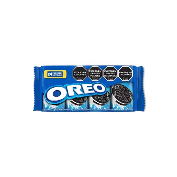 Galletas Oreo Regular por 4 unid. por 43 grs.