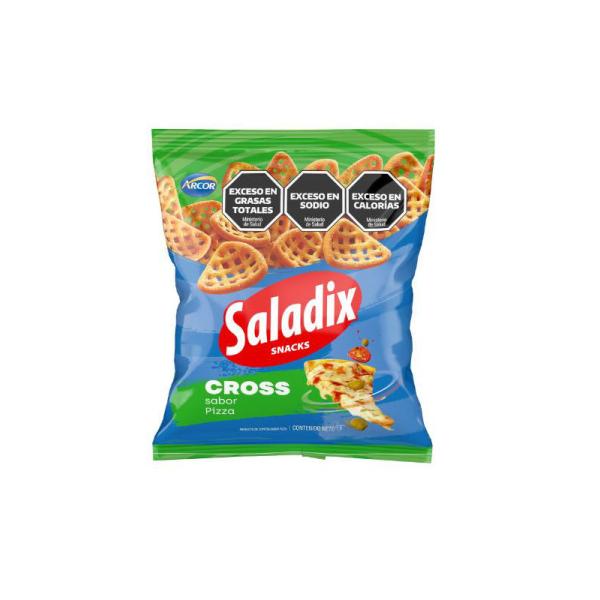 Galletas Saladix Cross Snacks Sabor Pizza por 27 gramos