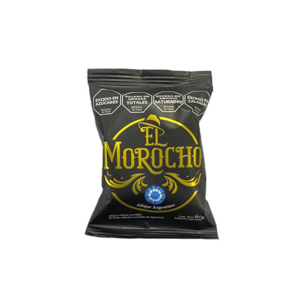 Alfajor Morocho Relleno de Dulce de Leche por 60 grs.
