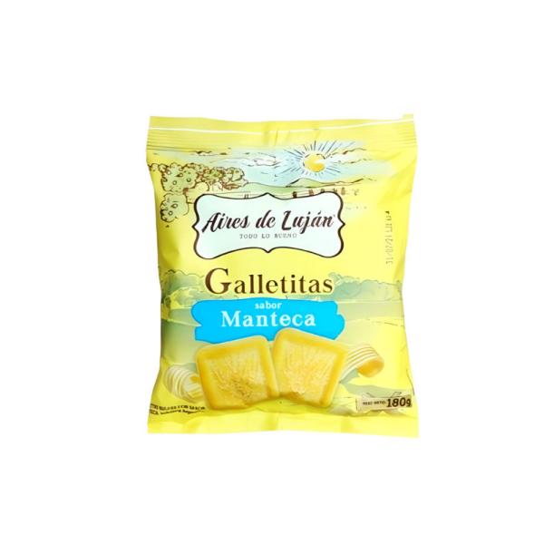Galletas Aires de Luján Sabor Manteca por 180 gramos