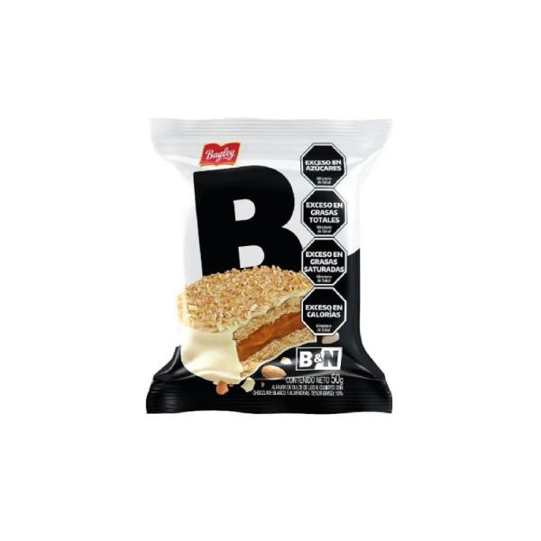 Alfajor B&N Blanco por 50 grs.