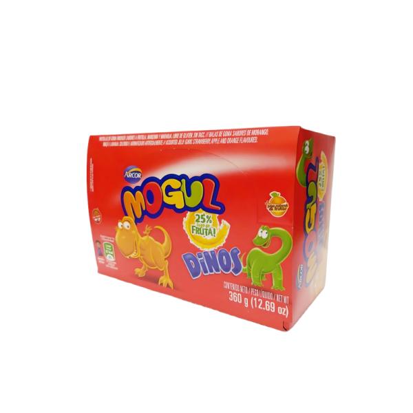 Gomitas Mogul Dinos por 12 unid. por 30 grs.