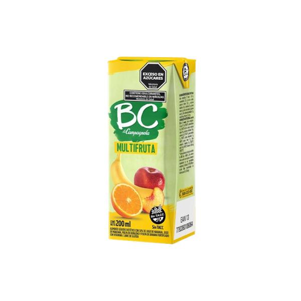 Jugos BC Multifruta por 200 ml.