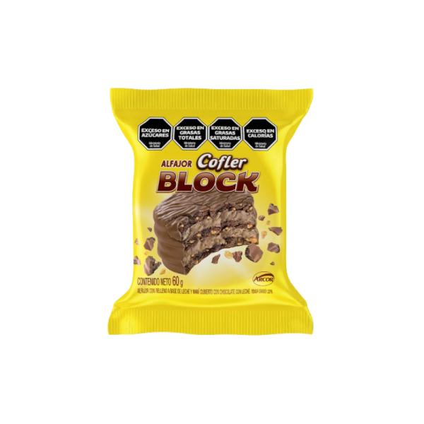 Alfajor Cofler Block por 60 grs.