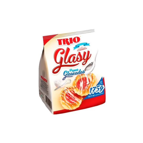 Galletitas Trio Glasy Pepas Glaseadas por 175 grs.