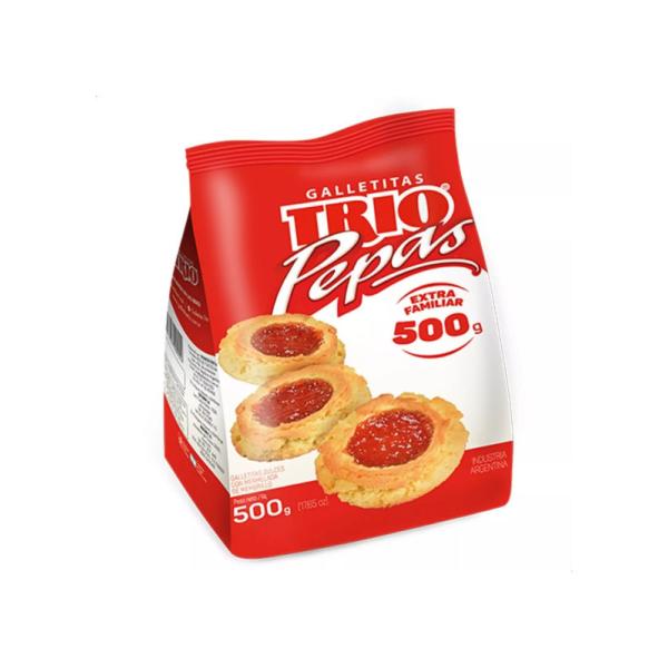 Galletas Trio Pepas por 500 grs.