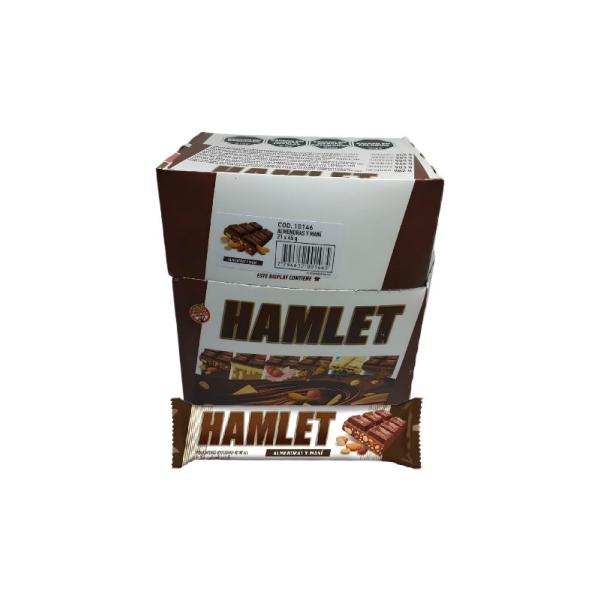 Chocolate Hamlet Almendras y Maní por 21 unid. por 45 grs.