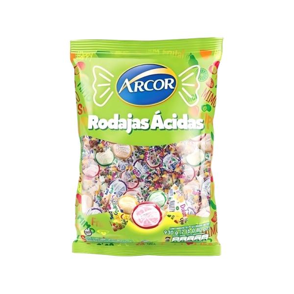 Caramelos Rodajas Ácidas por 930 gramos