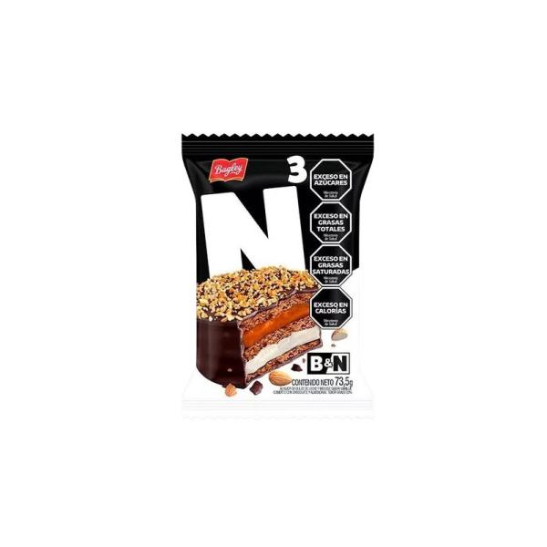Alfajor B&N 3.0 Negro por 73,5 gramos