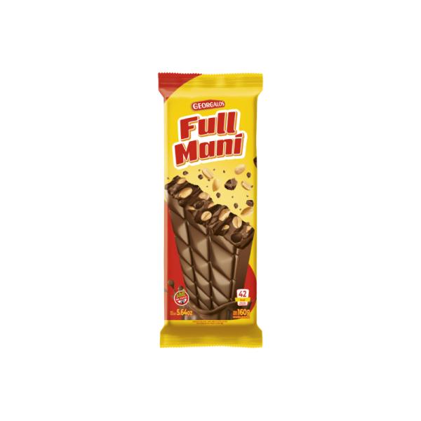 Chocolates Georgalos Full Maní Chocolate con Leche por 160 grs.
