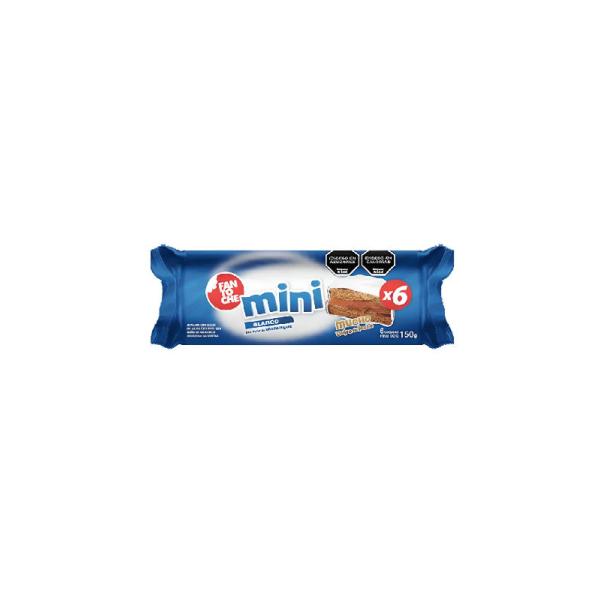 Mini Alfajor Fantoche Leche por 6 unid. por 150 grs.