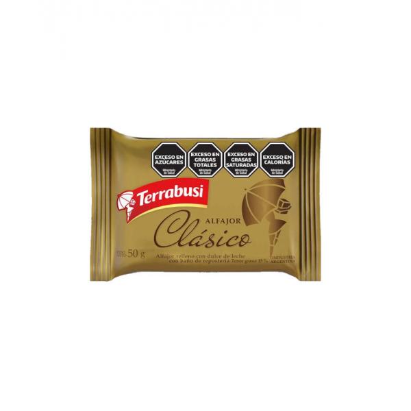 Alfajor Terrabusi con Dulce de Leche Negro por 50 grs.