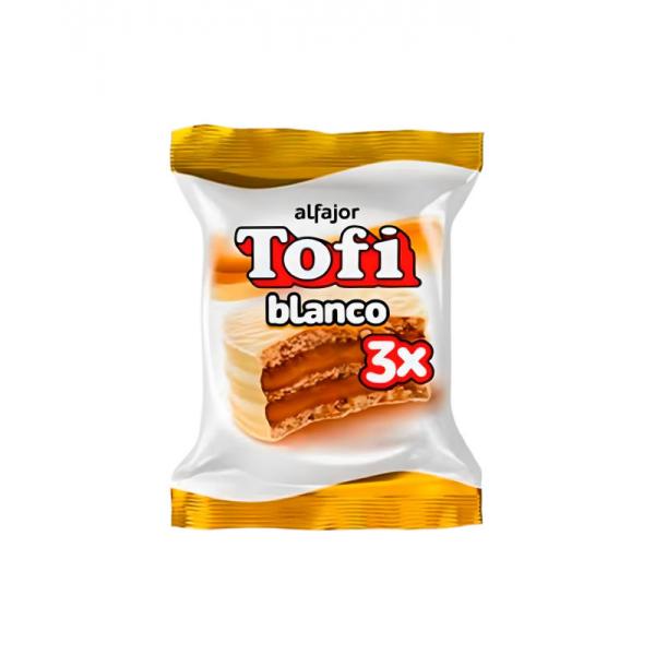 Alfajor Tofi Triple Blanco por 73 grs.