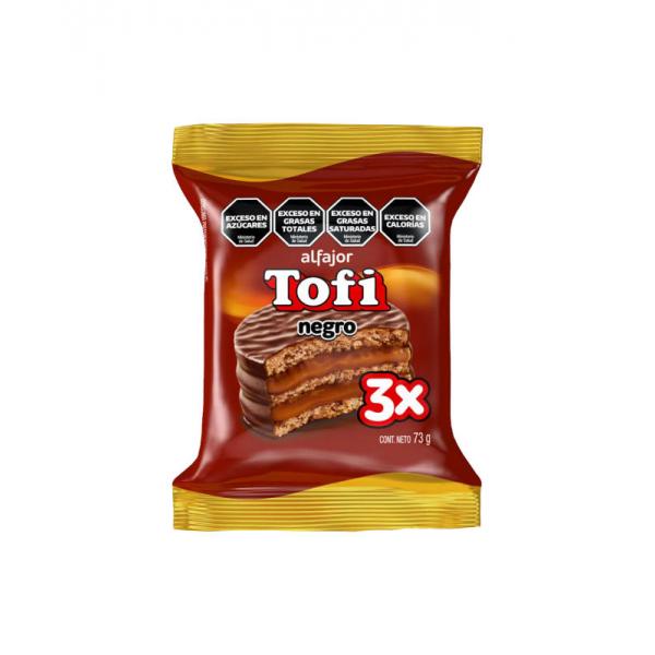 Alfajor Tofi Triple Negro por 73 grs.