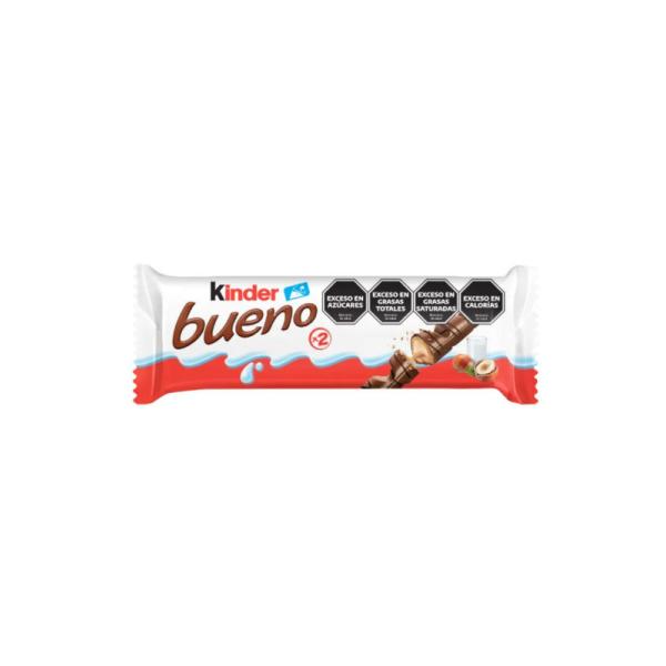 Chocolate Kinder Bueno Chocolate con Leche por 43 grs.