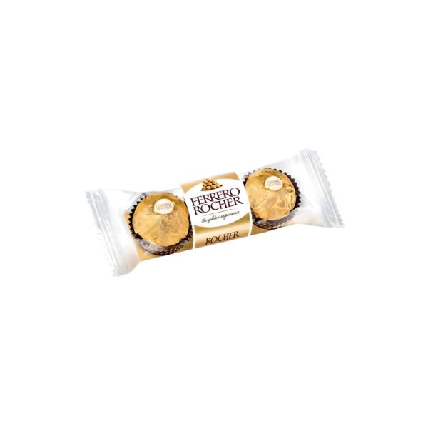 Bombones Ferrero Rocher por 3 unid. por 12 grs.