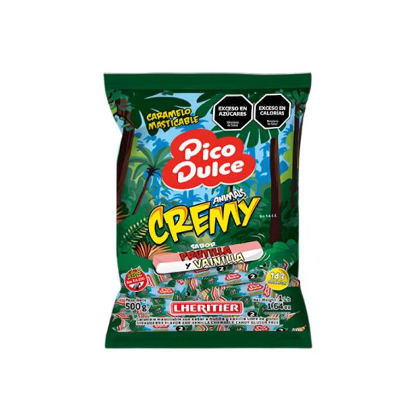 Caramelos Masticables Pico Dulce Animals Cremy Bolsa por 500 grs.