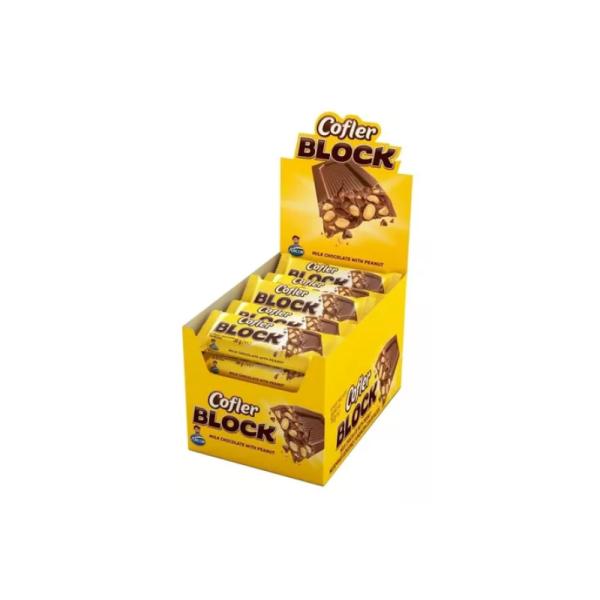 Chocolates Cofler Block con Maní por 20 unid. por 38 grs.