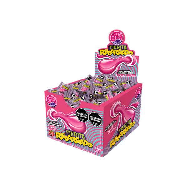 Chicles Fierita Recargado Tutti Frutti por 50 unid. por 3 grs.