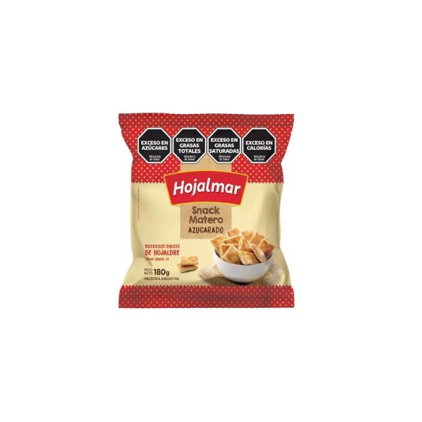 Snack Matero Hojalmar Bizcochos Azucarados De Hojaldre por 180 grs.