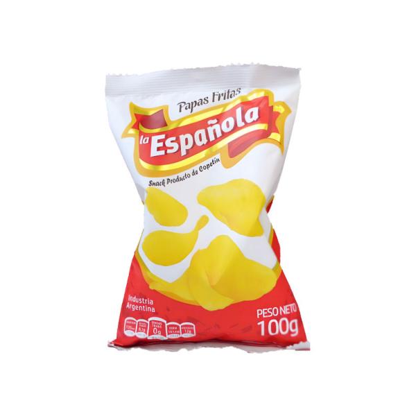 Papas Fritas La Española por 100 grs.