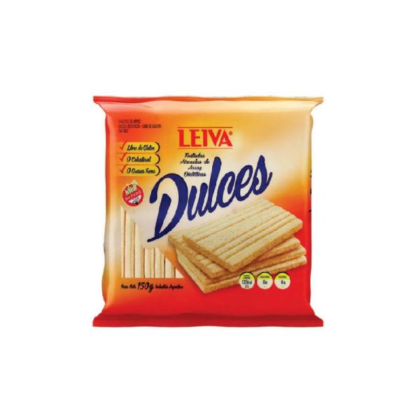 Tostadas Arroz Leiva Dulce por 150 grs.