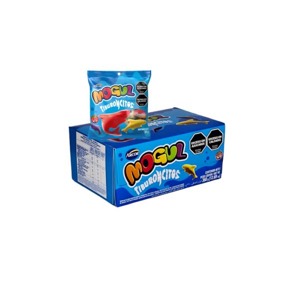 Gomitas Mogul Tiburoncitos Sharks por 12 unid. por 360 grs.