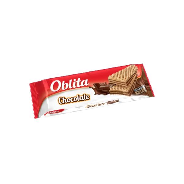 Galletas Oblea Oblitas de Chocolate por 100 grs.