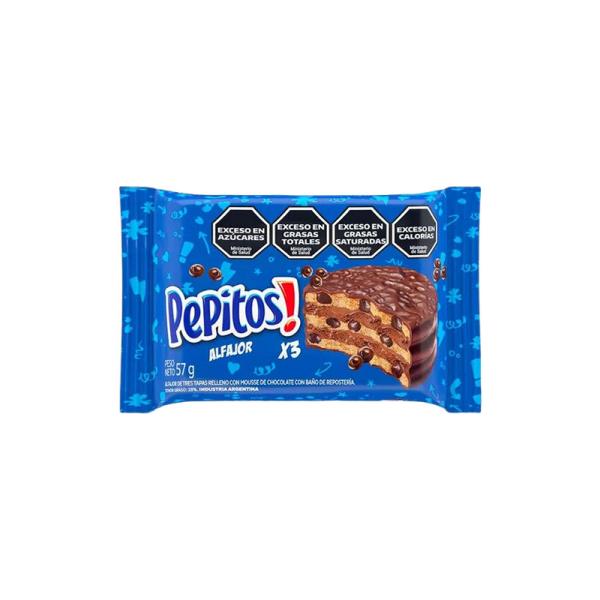 Alfajor Pepitos Triple por 57 grs.