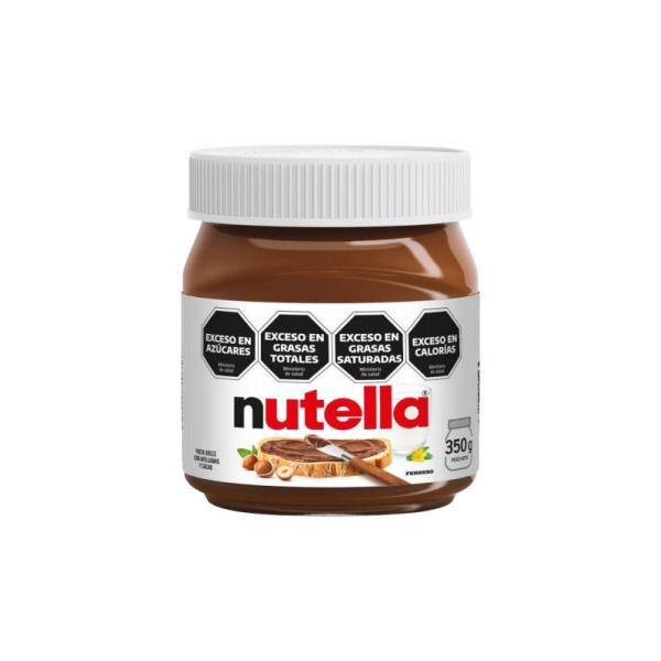 Nutella con Avellanas por 350 grs.