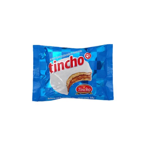 Alfajor Tincho Blanco por 38 grs.