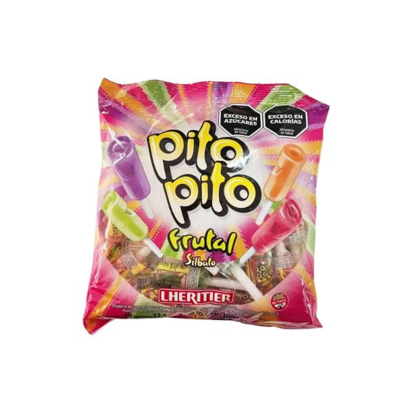 Chupetín Pito Pito Frutal Bolsa por 24 unid. por 12.5 grs.