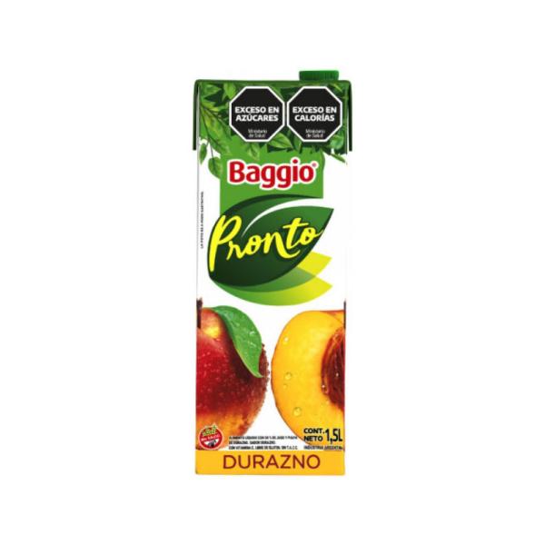 Jugos Baggio Durazno por 1.5 lts.