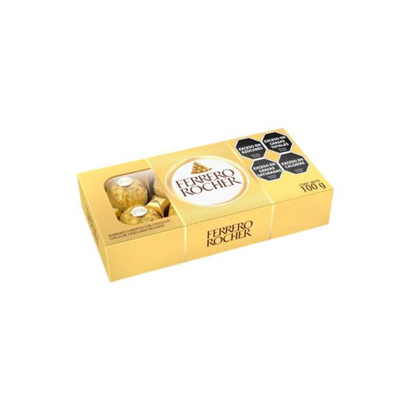 Bombones Ferrero Rocher por 8 unid. por 100 grs.