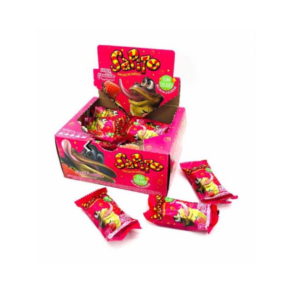 Chocolates Sapito Frutilla por 24 unid. por 10 grs.