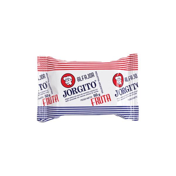 Alfajor Jorgito Fruta por 50 grs.