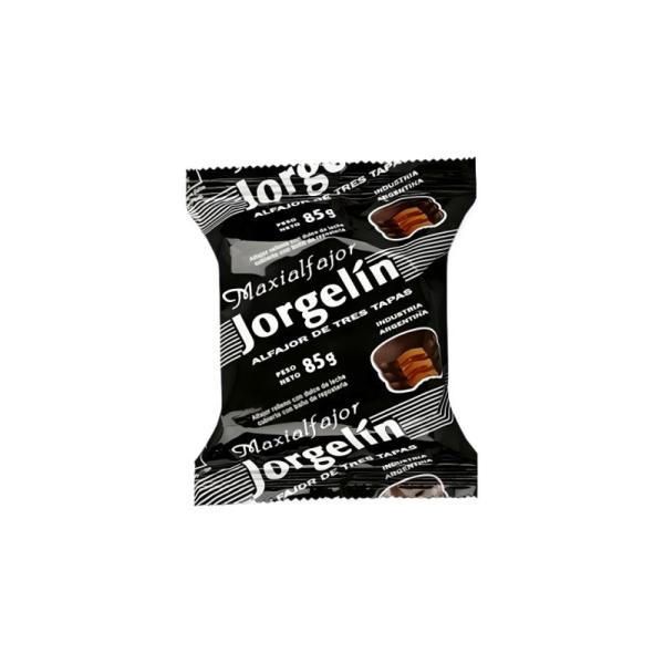 Alfajor Maxi Jorgelín Negro por 85 grs.