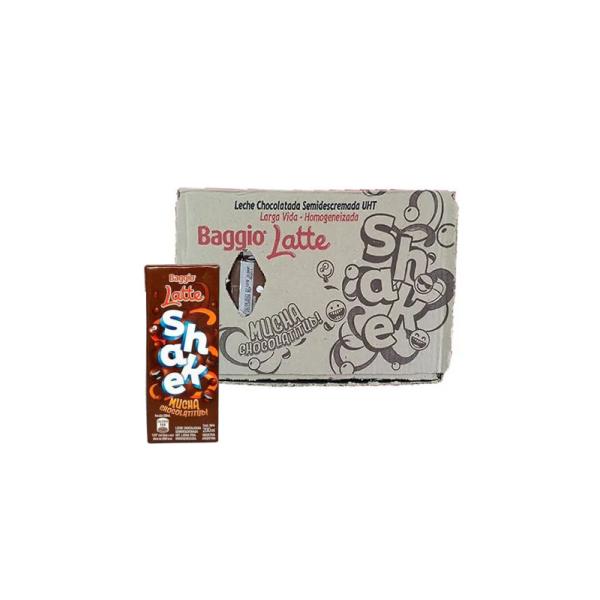 Leche Chocolatada Baggio Latte Shake por 18 unid. por 200 cc.