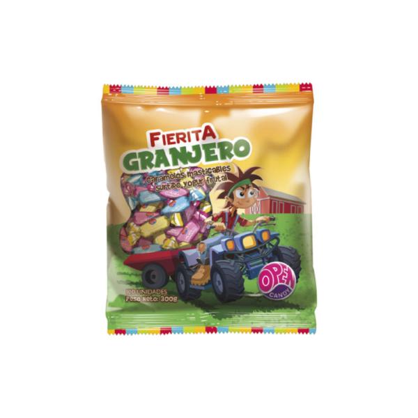 Caramelos Masticables Open Candy Granjero Surtido Yogurt por 300 grs.